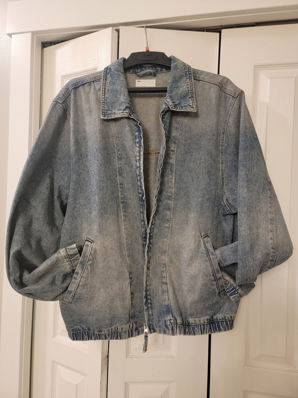 ASOS Light Blue Fade Denim Jacket.